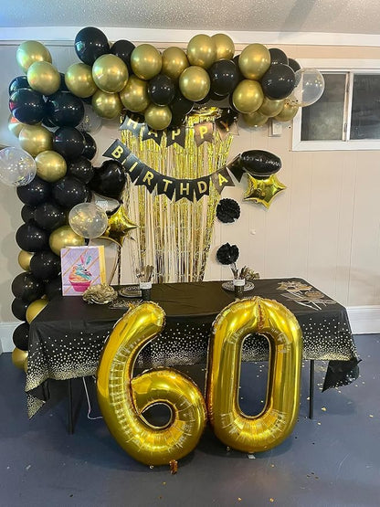 Number 0 Balloon Birthday Decorations, 40In Gold Balloons - Image 4