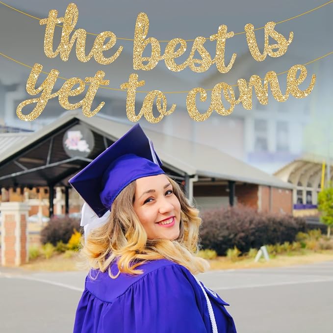 KatchOn Glitter The Best is Yet to Come Banner 10 Feet | No DIY, 2026 - Image 7