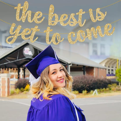 KatchOn Glitter The Best is Yet to Come Banner 10 Feet | No DIY, 2026 - Image 7
