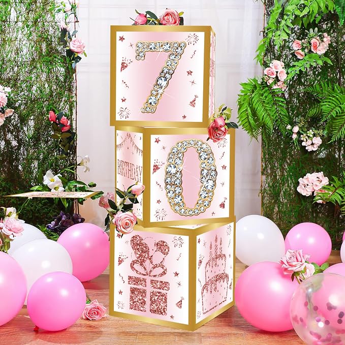 DataMoon 70th Birthday Decorations Boxes - Image 9