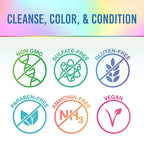 Punky Colour 3-in-1 Color Depositing Conditioner & Hair Cleanser - Bluemania, Semi Permanent Hair Color Conditioner, Long-Lasting Hair-Dye, 8.5 fl oz.