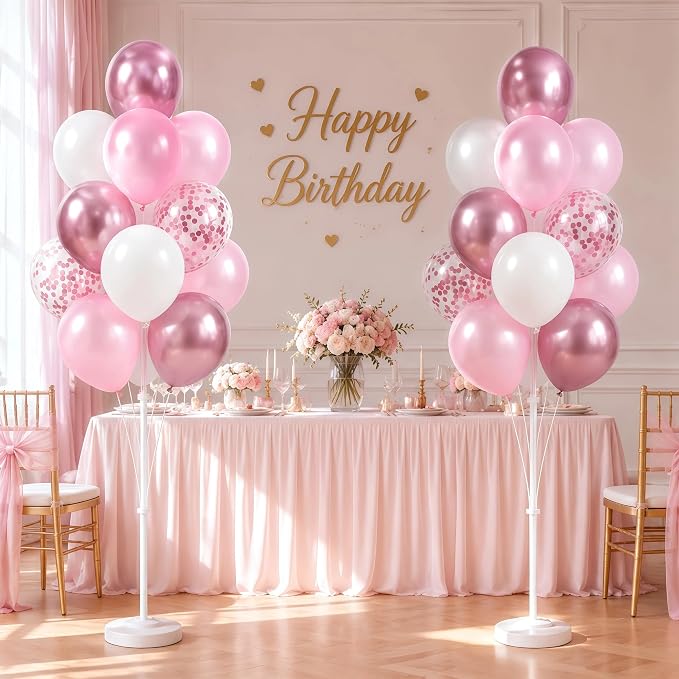Pink Balloon Column Stand Kit - Image 8
