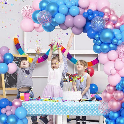 Amandir 153pcs Pink and Blue Balloon Arch Garland Kit Different Sizes | 18 12 - Image 6