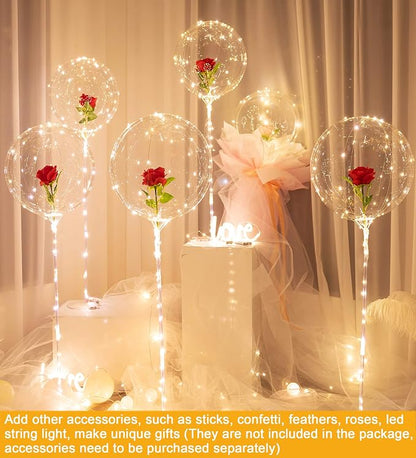 36 Inch Bobo Balloons, Large Bubble Balloons | Transparent Bubble Balloon - Image 5