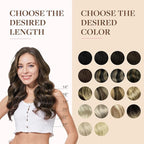 GOO GOO Clip in Hair Extensions Real Human Hair, Remy Human Hair Extensions Clip ins for Women, Natural Human Hair, 14inch 130g 9Pcs, 1B/6/1B Balayage Natural Black to Chestnut Brown