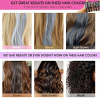 MSDADA New Hair Chalk Comb Temporary Hair Color Dye for Girls Kids with Light Color Hair, Washable Hair Chalk for Girls Age 4 5 6 7 8 9 10 Birthday Cosplay DIY, Easter (Silver)
