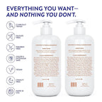 Routine Wellness Shampoo and Conditioner Set and Hair Serum for Thinning Hair - DHT Blocker Women & Men - Color Safe Shampoo for Hair Loss & Healthier Hair - Coconut & Vanilla Set + Serum