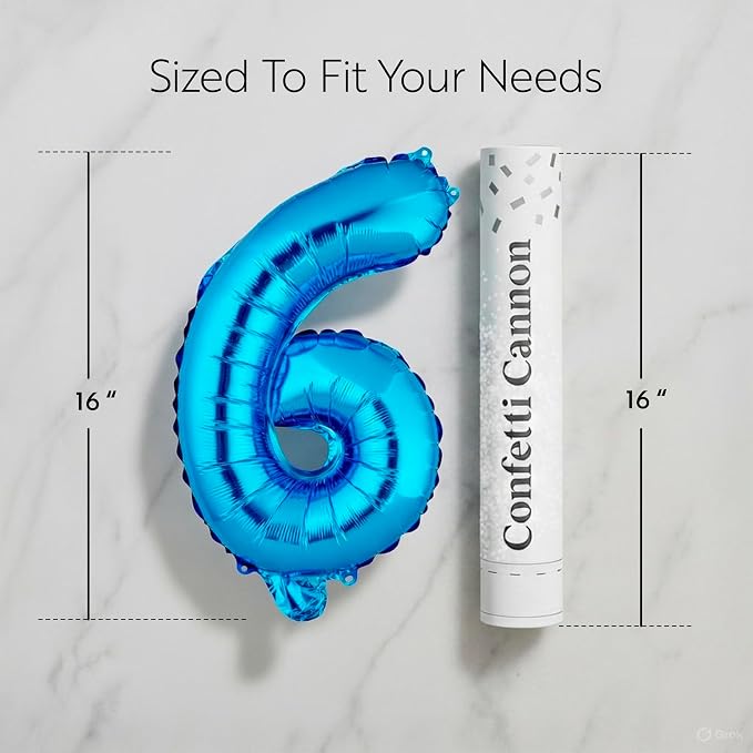 Restaurantware-Balloonify 16 Inch Number Balloon, 1 Digital Party Balloon - Image 2