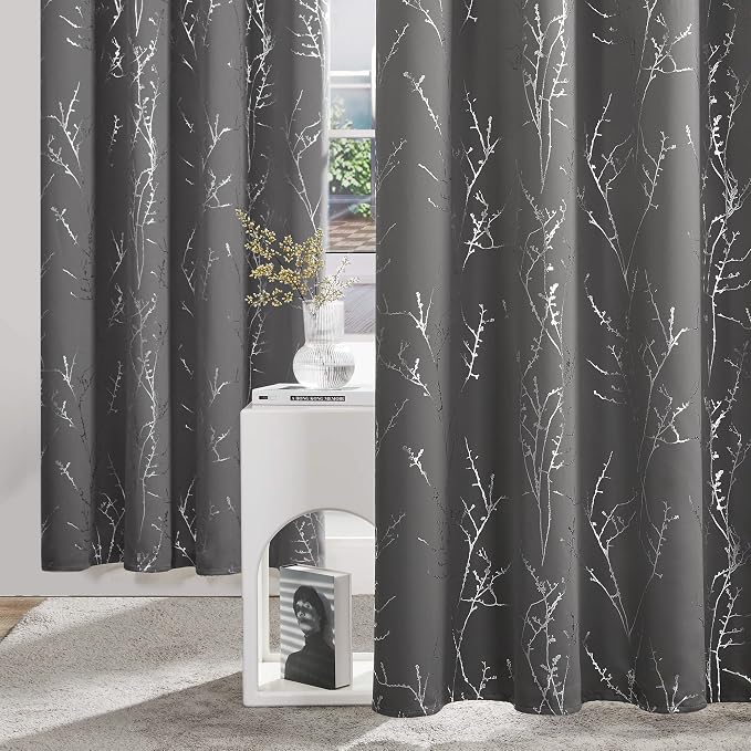 Deconovo Living Room Curtains 72 Inches Long, Thermal Insulated, Room Darkening - Image 3