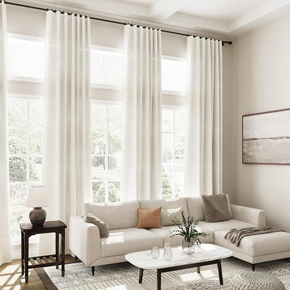Nanspring Extra Long Curtains 2 Panels 111 Inches Long - Image 7