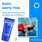 AQUA GUARD Swimmers Essential Hair Protection Bundle | Prevents Chlorine Damage + Softens Hair While Swimming | Color Safe, Leaves Hair Smelling Great | Made in California