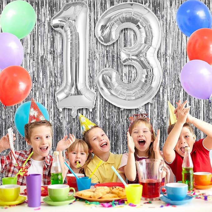 13 Balloon Numbers, Large 13 or 31 Foil Balloons, Big Number Balloon 40 Inch - Image 3