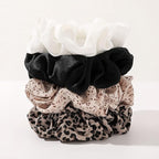 Scrunchies Hair Ties for Women Big Silk Satin Scrunchie Large Oversized Ligas Para el Cabello De Mujer Decorations Cute Jumbo Coth Ponytail Hair Scrunchy Giant Purple Hair Accessories Gift for Girls