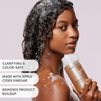 OUAI Scrub It All A-OUAI Holiday Hair Care Kit - Clarifying Shampoo & Exfoliating Body Scrub Duo - Hair Care Set with Detox Shampoo & Travel Size Body Scrub (2 Count)