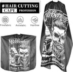 Barber Cape, Professional Hair Cutting Cape, Haircut Capes For Adults, Oilproof Anti-static Cutting Hair Beard Hairdressing Salon Cape, No Sticking to Hair, Easy to Clean