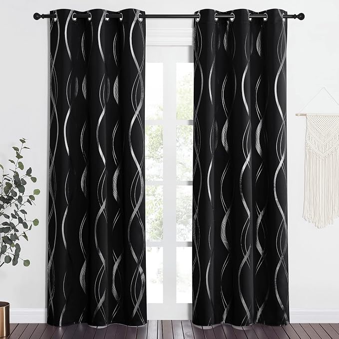 NICETOWN Blackout Curtain Panels 84 inches - Image 2