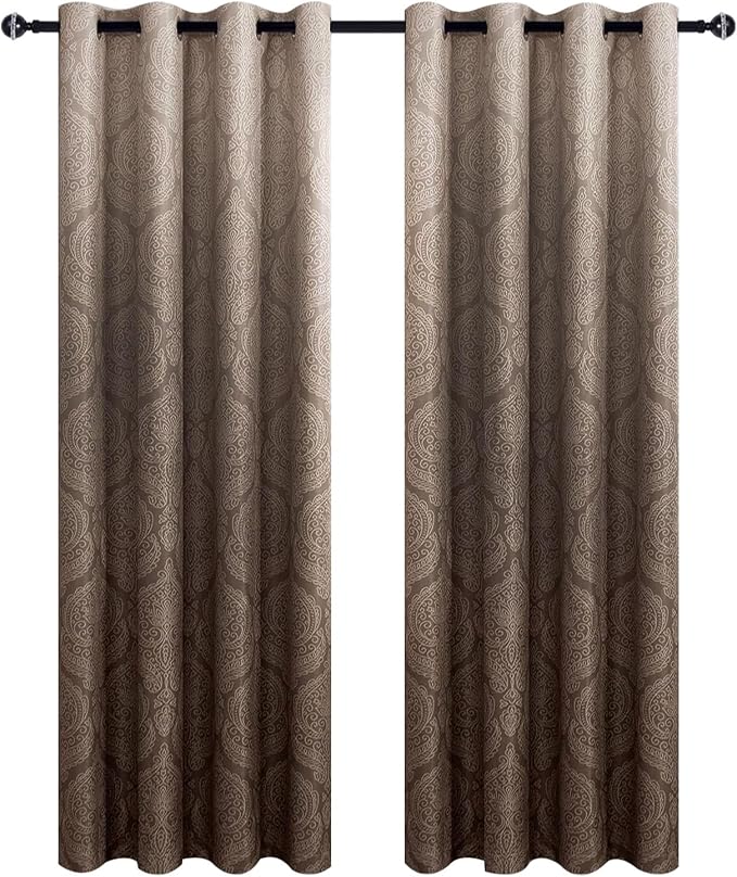 DWCN Ombre Blackout Curtains for Bedroom - Image 9