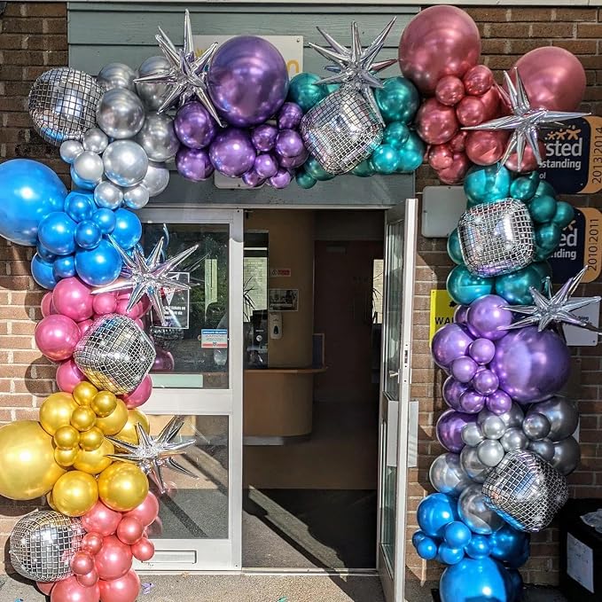 Disco Balloons Garland Arch Kit - Image 6