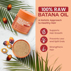 Raw Batana Oil for Hair Growth - 100% Pure, Organic 4oz Batana from Honduras for Thick and Strong Natural Hair - Dr. Sebi Unrefined Cold Pressed Cosmetic Scalp Mask for Men & Women (3 Pack)