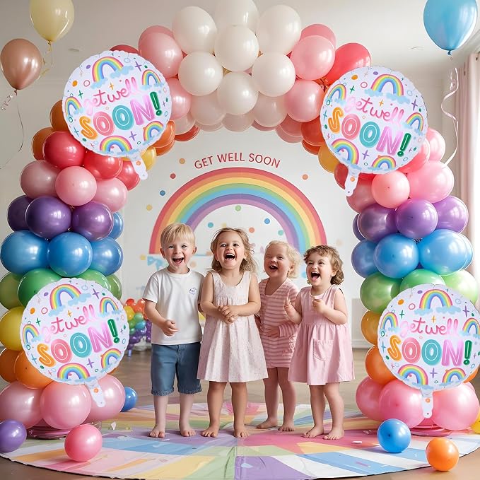 18 Inch Get Well Soon Foil Balloons Set - Image 5
