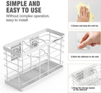 Hair Tool Organizer, Curling iron stands, Bathroom Organizer Basket Hair Supplies Organizer Storage Hair Dryer Holder- Wall Mount No Drilling
