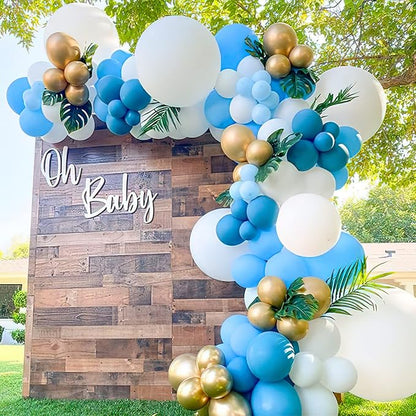 PartyWoo Light Blue Balloons 50pcs Baby Pastel Sky Aqua Blue Color | 12 Inch - Image 9