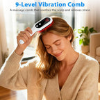 Hair Care Comb for Men and Women,Portable Red Light Therapy Comb,Ideal Holiday Gift