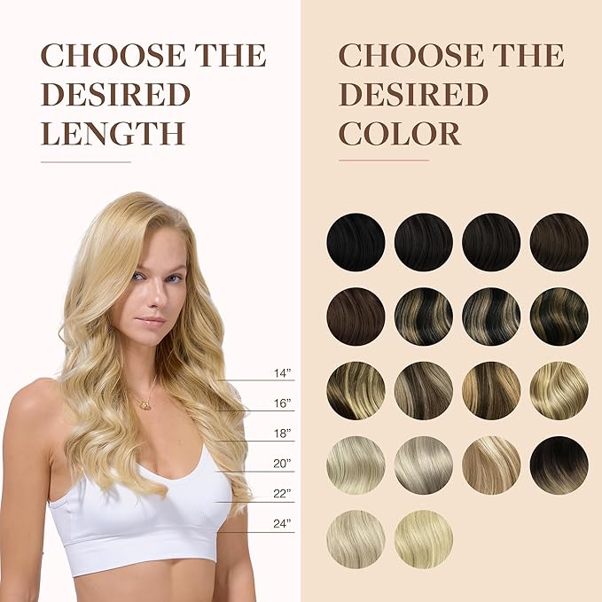GOO GOO Clip in Hair Extensions Real Human Hair, Remy Human Hair Extensions Clip ins for Women, Natural Human Hair, 16inch 160g 9Pcs, #16/22 Light Blonde Highlighted Golden Blonde
