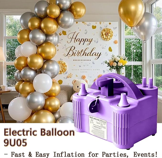 4-in-1 Electric Balloon Pump for All Balloons, Inflatables, and Sports Balls - Image 2