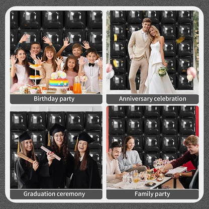 50 Pcs Square Foil Balloons 22 Inch Square Mylar Balloons, Metallic Square - Image 5