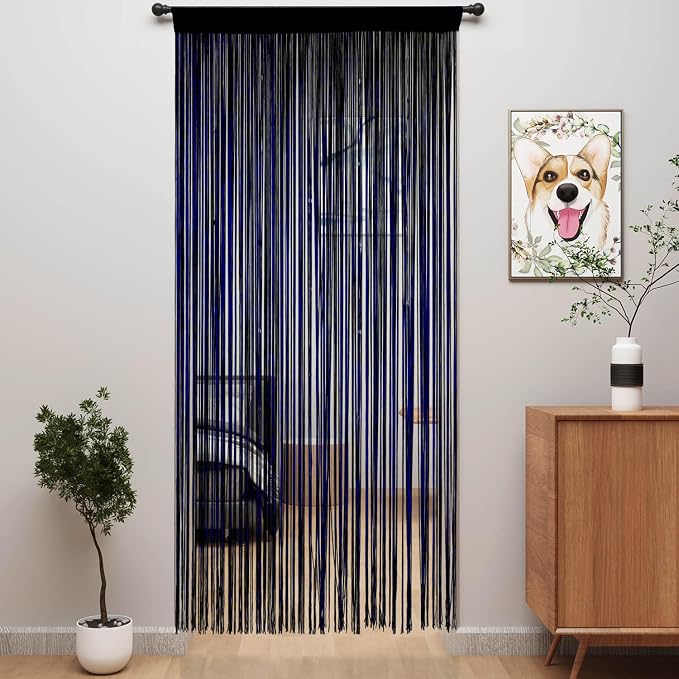 YIIBAII Door String Curtains Fringe Door Curtains by YIIBAII