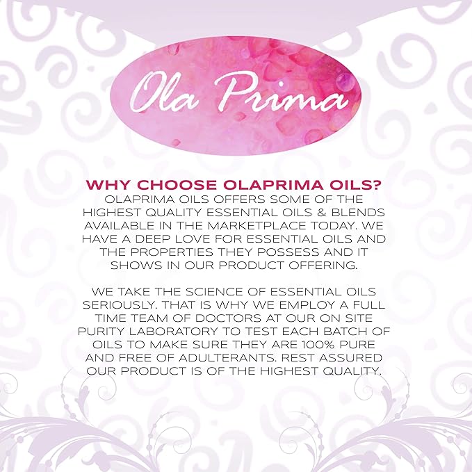 Ola Prima Ginger Essential Oil 8 fl oz – Therapeutic Grade Ginger Aromatherapy Oil