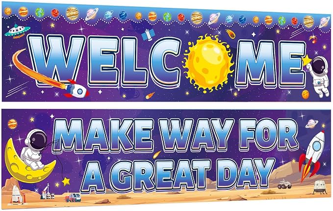 COCHIE Back to School Classroom Decorations Banner Poster, 2 Sheet Large by COCHIE