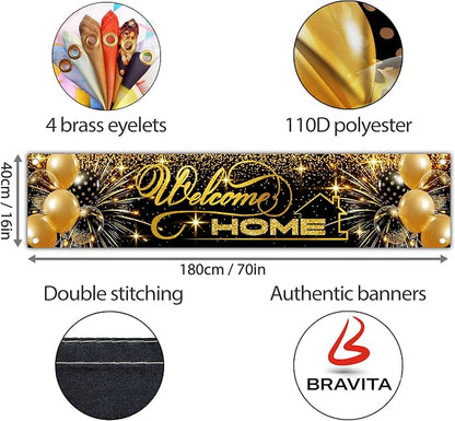 Welcome Home Banner 6 x 1.3ft - Image 2
