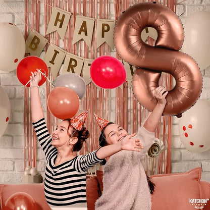 KatchOn, Coffee Brown 8 Balloon Number - Image 6