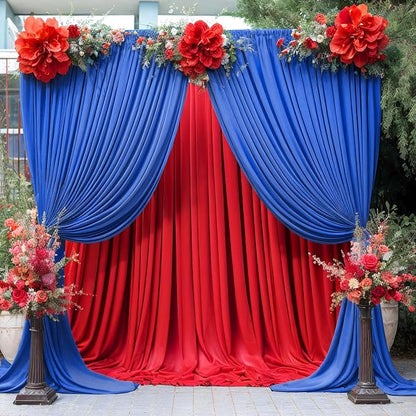 10x12 Royal Blue Backdrop Curtains - Image 2