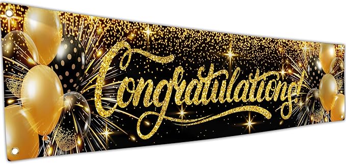 Congratulations Banner by Bravita