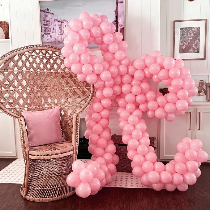 Light Pink Balloons Assorted Colors 125pcs 5 Inch Pink Birthday Balloons - Image 5
