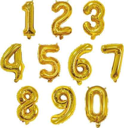 YPSelected 16 Inch Foil Mylar Number Balloons 0-9 by YPSelected