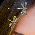Dragonfly Hair Clip, Gold & Silver Antique Decorative Bobby Pins for Prom Birthday Party Wedding Retro Hair Styling Pins Accessories for Women Girls Bride French Hairpins