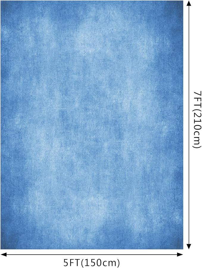 Light Blue Photo Backdrop Abstract Texture Photography Background 5x7ft | - Image 2