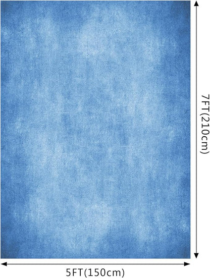 Light Blue Photo Backdrop Abstract Texture Photography Background 5x7ft | - Image 2