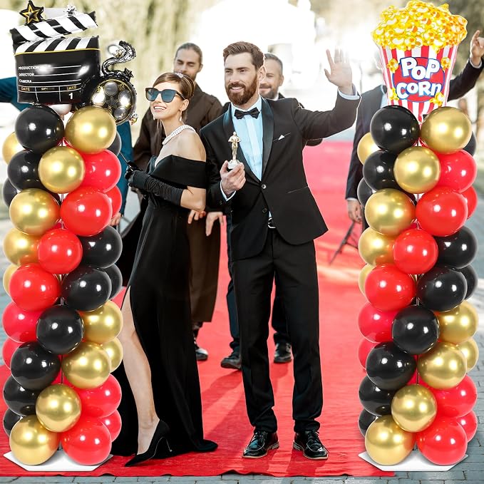 2 Sets Movie Night Balloon Column Stand Kit - Image 5
