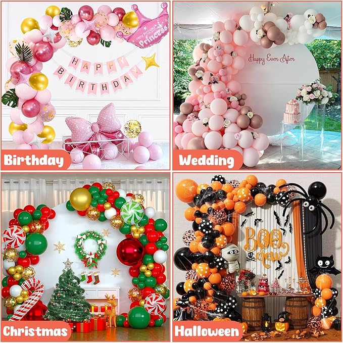OurWarm 9.35Ft & 6Ft Gold Balloon Arch Stand, Free Bending Shape Balloon Arch - Image 7