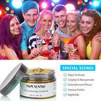 Gold Temporary Hair Wax Color Spray - Hair Dye Blonde Spray for Halloween Cosplay, Party (4.23 oz)