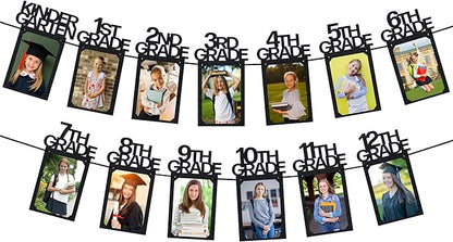 PartyHooman Graduation Photo Banner K-12, Kindergarten to 12th Grade by PartyHooman