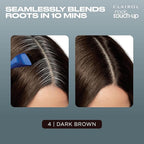 Clairol Root Touch-Up by Nice'n Easy Permanent Hair Dye, 4 Dark Brown Hair Color, Pack of 1