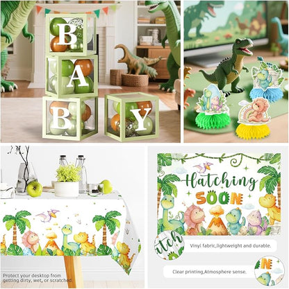 Cocomigo Dinosaur Baby Shower Decorations, All-in-One Set - Image 4