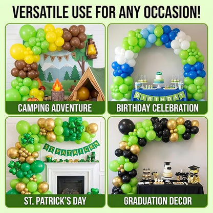 50pcs 12 Inch Lime Green Balloons 12 Inch | Premium Helium Light Green Latex - Image 4