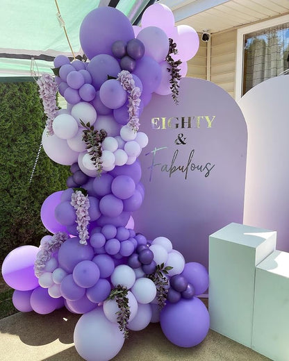 146Pcs Purple Balloons Garland Arch Kit - Image 6